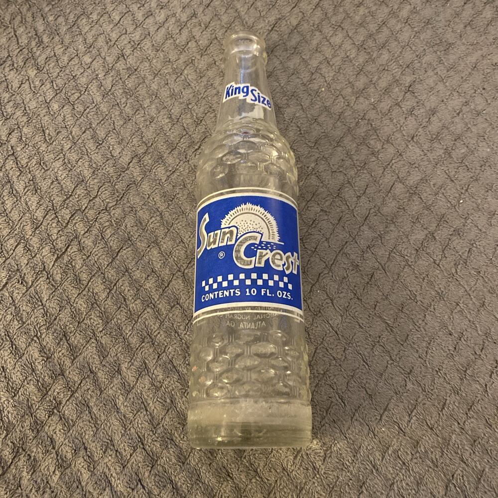VINTAGE SUN CREST King Size 10 OZ SODA BOTTLE